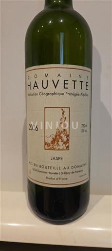 Alpit ja Rhônen maat Alpilles Domaine Hauvette Jaspe 2016
