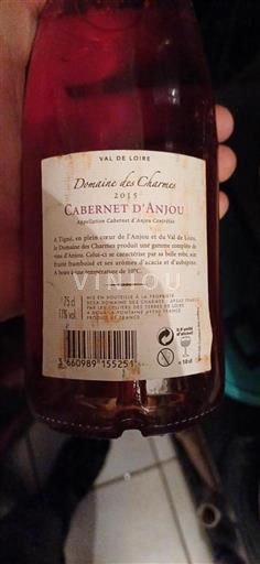 Loirevallei Cabernet d'Anjou Domaine Des Charmes 2015