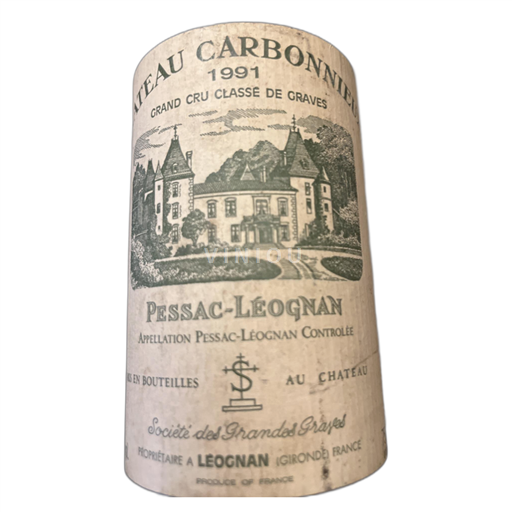 Burdeos Pessac-Léognan Château Carbonnieux 1991