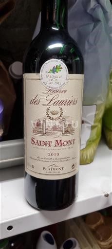 Sudoeste Saint-Mont Plaimont Réserve des Lauriers 2010