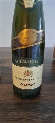Alsacia Grand Cru Adam Réserve 2005