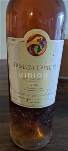 Zuidwest-Frankrijk Jurançon Domaine Cauhapé Symphonie de Novembre 2004
