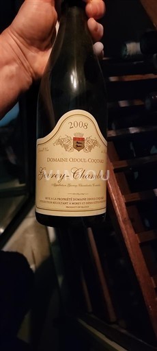 Bourgogne Gevrey-chambertin Odoul-Coquard 2008