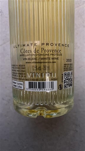 Vin Blanc sec Ultimate Provence 2023 Frankrike Provence Côtes-de-Provence AOC