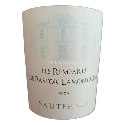 Bordéus Sauternes Château Bastor-Lamontagne Les Remparts 2009