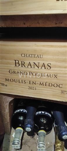 Bordéus Moulis-en-Médoc Château Branas Grand Poujeaux 2021