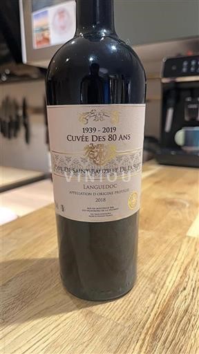 Languedoc Cave de Saint Bauzille de la Sylve des 80 Ans 2018