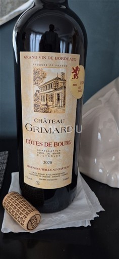 Bordeaux Côtes-de-bourg Château Grimard 2020