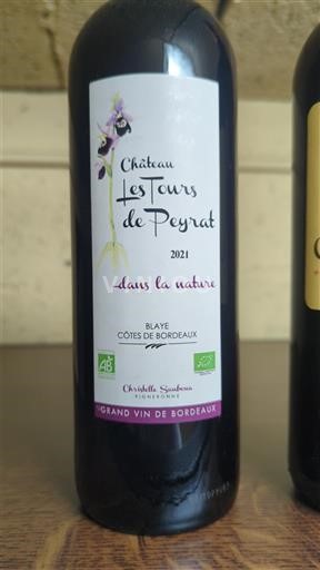 Bordeaux Blaye-côtes-de-bordeaux Château Les Tours de Peyrat Dans la nature 2021