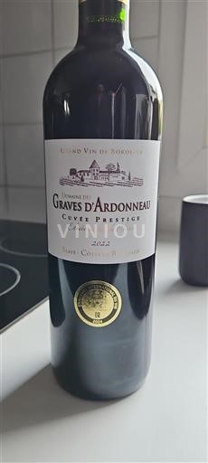 Bordeaux Blaye-Côtes-de-Bordeaux Domaine Des Graves Ardonneau Prestige 2022