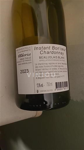 Beaujolais Domaine Edonia Instant Bon'oeur 2023