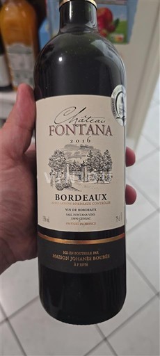 Bordeaux Château Fontana 2016