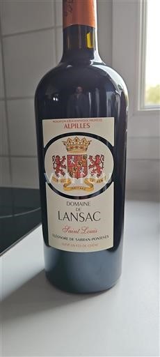 Alperna och Rhône-länderna Alpillerna Domaine Lansac Saint Louis Icke årgångsbetecknad