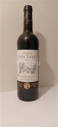 Burdeos Bordeaux Château Vieux Tuquet 2018