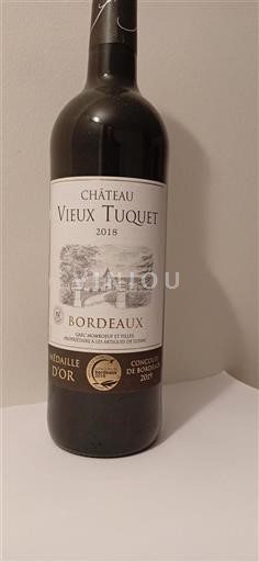 Burdeos Bordeaux Château Vieux Tuquet 2018