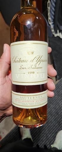 Bordeaux Sauternes Château Yquem 1999