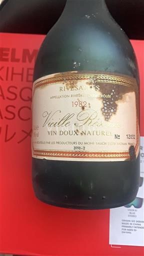 Rosellón Rivesaltes Producteurs du Mont Tauch Vieille Réserve 1982