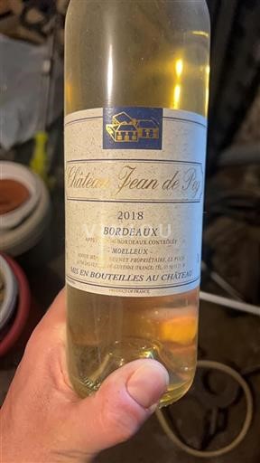 Burdeos Bordeaux Château Jean de Pey 2018