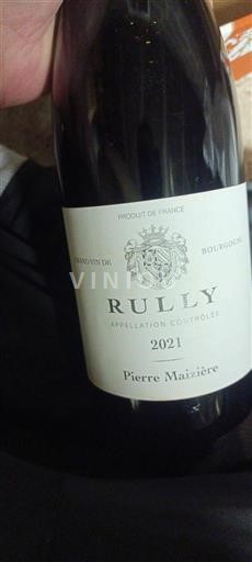 Borgogna Rully Pierre Maizière 2021