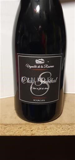Loiredalen Bourgueil Vignoble de la Roseraie Clos Sénéchal Icke årgångsbetecknad