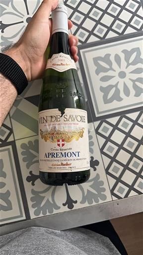 Savoie và Bugey Apremont Adrien Vacher Réservée 2005