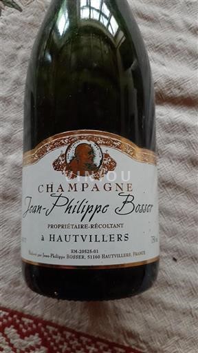 Champaña Champán Jean-philippe Bosser Sin añada
