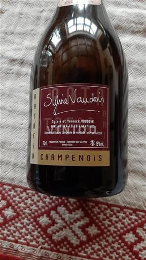 Champagne Ratafia från Champagne Sylvie Et Yannick Vaudoir Ratafia Champenois Icke årgångsbetecknad