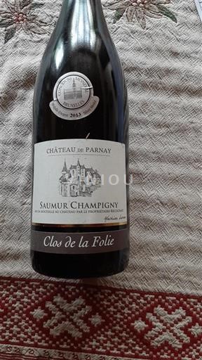 Valle del Loira Saumur-Champigny Château Parnay Clos de la Folie 2013