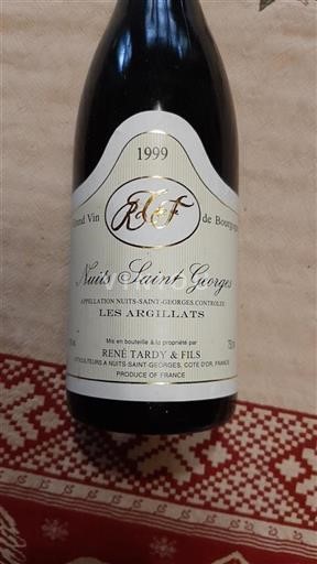 Burgundsko Nuits-saint-georges René Tardy & Fils Les Argillats 1999