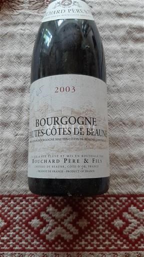 Bourgogne Hautes Côtes de Beaune Bouchard Père & Fils 2003