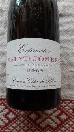 Údolí Rhôny Saint-Joseph GAEC du Lautaret Expression 2008