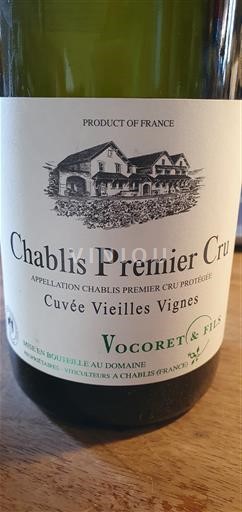 Borgoña Chablis Premier Cru Premier Cru Domaine Vocoret & Fils Vieilles Vignes 2020