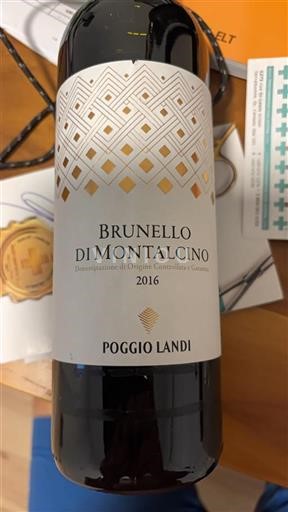 Toscana Brunello di Montalcino Poggio Landi 2016