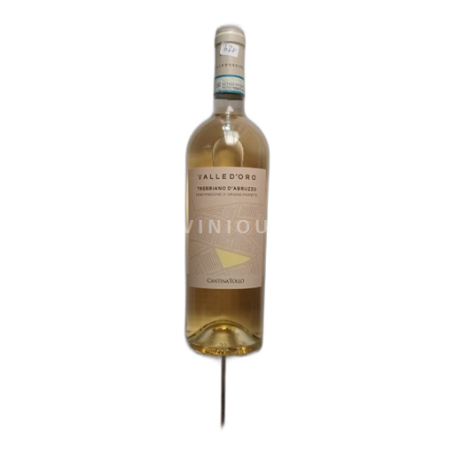 Vin Blanc sec Valle D'Oro Cantina Tollo 2023 Italie Abruzzes Trebbiano d'Abruzzo DOC