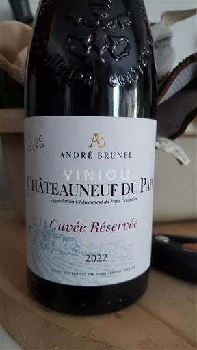 Rona dolina Châteauneuf-du-Pape André Brunel Réservée 2022
