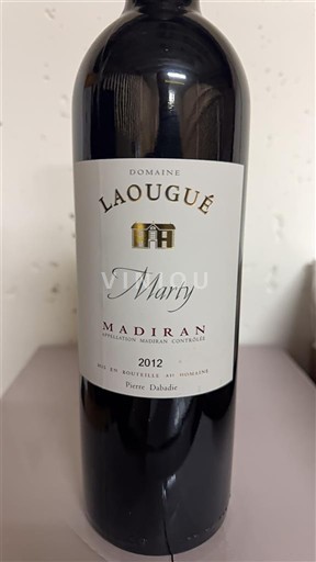 South West Madiran Domaine Laougué Marty 2012