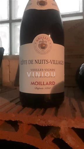 Burgundi Côte de Nuits -kylät Domaine Moillard Vieilles Vignes 2020