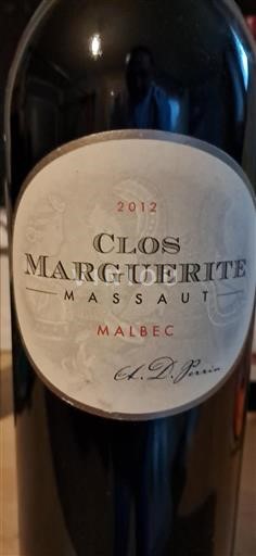 Sydvestfrankrig Cahors Clos Marguerite Massaut 2012