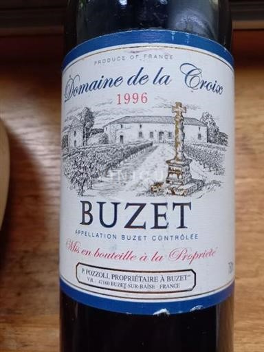 Sudoeste Buzet Domaine La Croix 1996