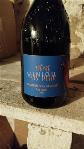 Vale do Ródano Rasteau Château La Gardine Même Pas Peur 2020
