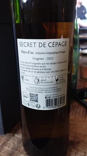 Languedoc og Roussillon Pays d'Oc Secret de Cépage 2022