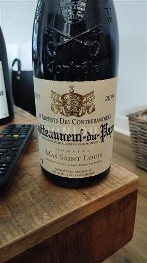 Rhône-dalen Châteauneuf-du-Pape Mas Saint Louis Les Arpents Des Contrebandiers 2019