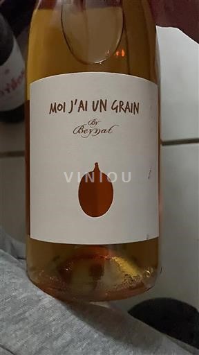 Vin Orange sec Moi j'ai un grain Beynat Non millésimé France Sud-Ouest IGP