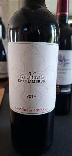 Bordeaux Lalande-de-Pomerol Les Hauts de Chambrun 2019