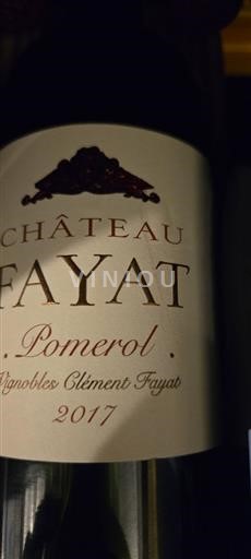 Bordeaux Pomerol Château Fayat 2017
