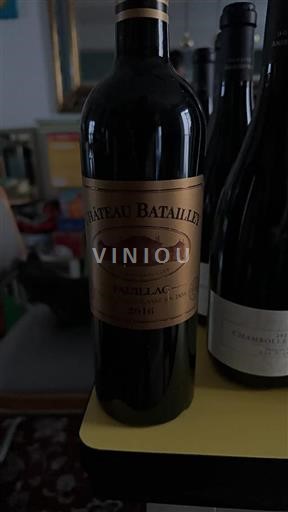 Bordeaux Pauillac Grand Cru Classé Château Batailley 2016