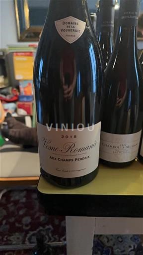 Bourgogne Vosne-Romanée Premier Cru Domaine La Vougeraie Aux Champs Perdrix 2018