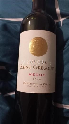 Bordeaux Médoc Château Saint Grégoire 2016