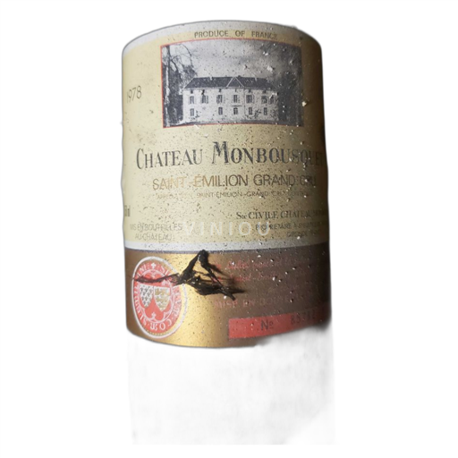 Burdeos Saint-Émilion Gran Cru Montbousquet 1978