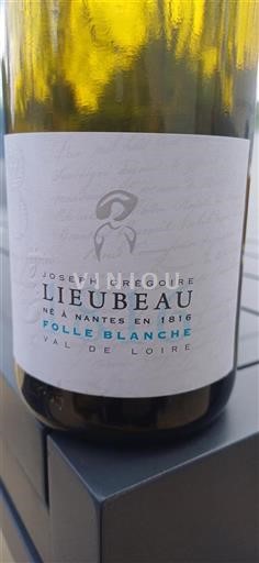 Loirevallei Gros-plant-du-pays-nantais Domaine Lieubeau Folle Blanche 2023